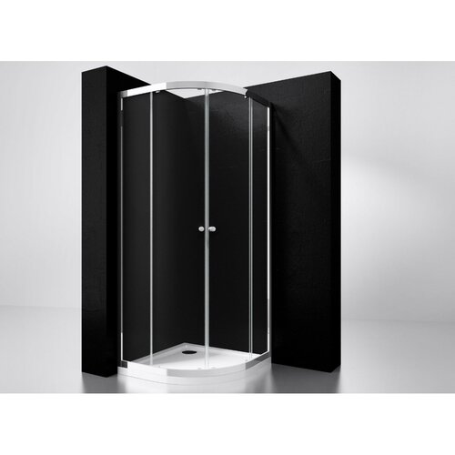 Douchecabine Best Design Project 1/4 Ronde Douchecabine 90x90x190cm Glas 5mm Aluminium Profiel 