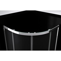 Douchecabine Best Design Project 1/4 Ronde Douchecabine 90x90x190cm Glas 5mm Aluminium Profiel