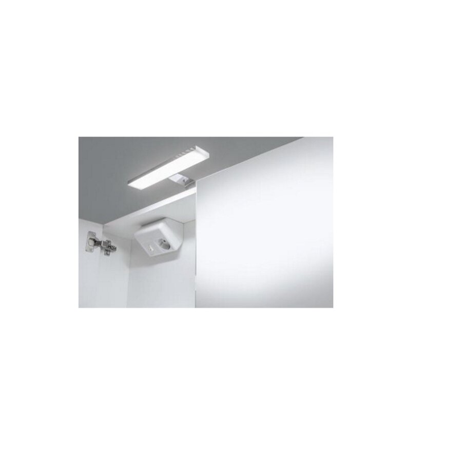 Best-Design "Happy" MDF Spiegelkast + Verlichting 100x60cm Wit