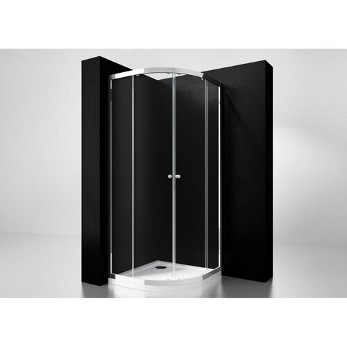 Best-Design "Project" 1/4 Ronde Douchecabine 100x100x190cm Glas 5mm Aluminium Profiel 