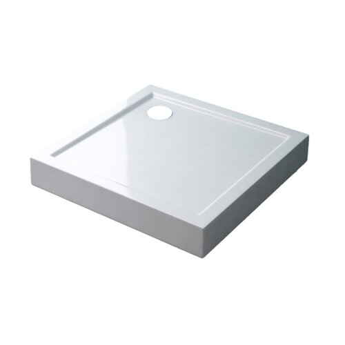 Best-Design "Project" Opbouwdouchebak Vierkant 100x100x14 cm Glans Wit 