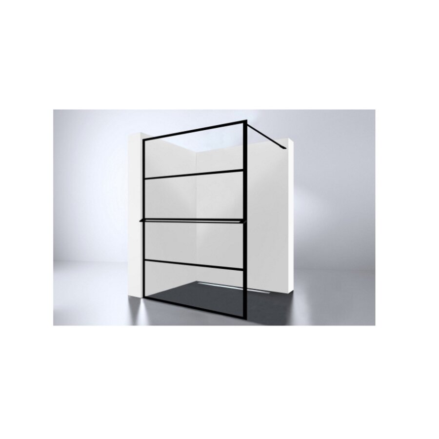 Best-Design "Noire" Losse Handdoekbeugel Tbv.Inloopdouche 1400 mm