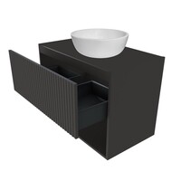 Best-Design "Rigatti-100-Black-Greeploos" Meubel Onderkast 100 cm