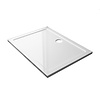 Best Design Best-Design "Dona" Lage Rechthoekige Douchebak Glans Wit 120x80x4cm