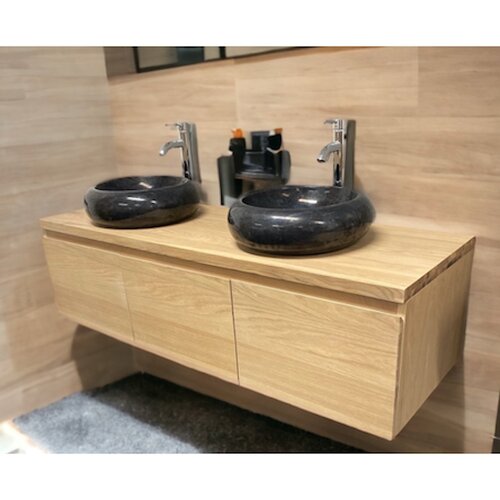 Badmeubel Casajoy Sun Onderkast 3 lades 50 cm Eiken 