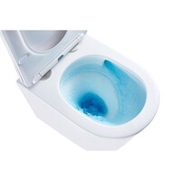 Wandcloset Sanilux Turbo Flush Standaard 36,5x52x35,5 cm Met Softclose Zitting Wit