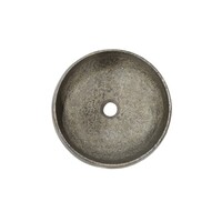 Waskom Sanilux Lucy Marmer Rond Silver Travertin