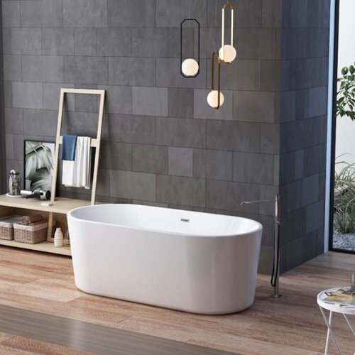 Vrijstaand Bad Sanilux Star Met Dunne Rand 170 cm Wit 