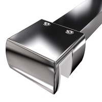 Stabilisatiestang Van Rijn Products 37-22x 120 cm Chroom