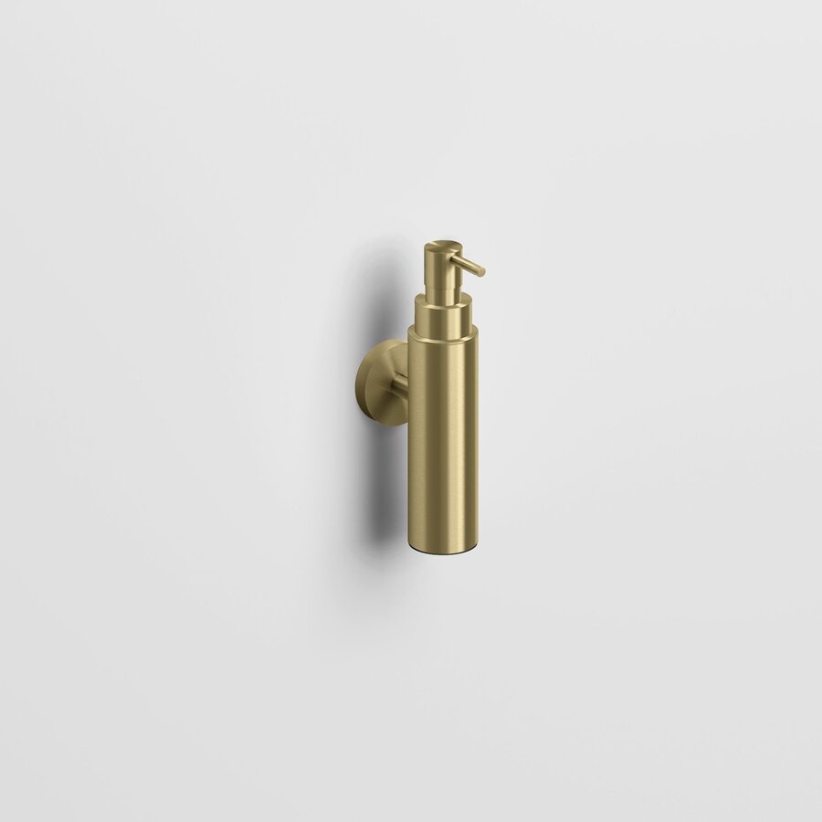 Zeepdispenser Clou Sjokker 100cc Wandmodel Goud Geborsteld PVD