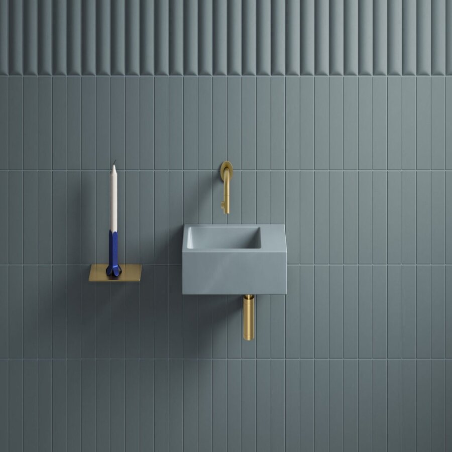 Telefoon Douche Planchet Clou Sjokker Wandmodel Goud Geborsteld PVD