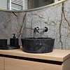 Waskom Loutro Bali B Rond 40x40x15 cm Marmer Black