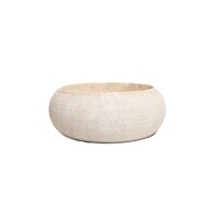 Waskom Loutro Rocky S Rond 40x40x15 cm Marmer Sand