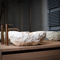 Waskom Loutro Kev S Rechthoek 50x35x20 cm Marmer Sand