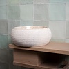 Waskom Loutro Rocky S Rond 25x25x12 cm Marmer Sand