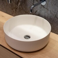 Waskom Loutro Malia M Rond 42x42x13.5 cm Mat Wit