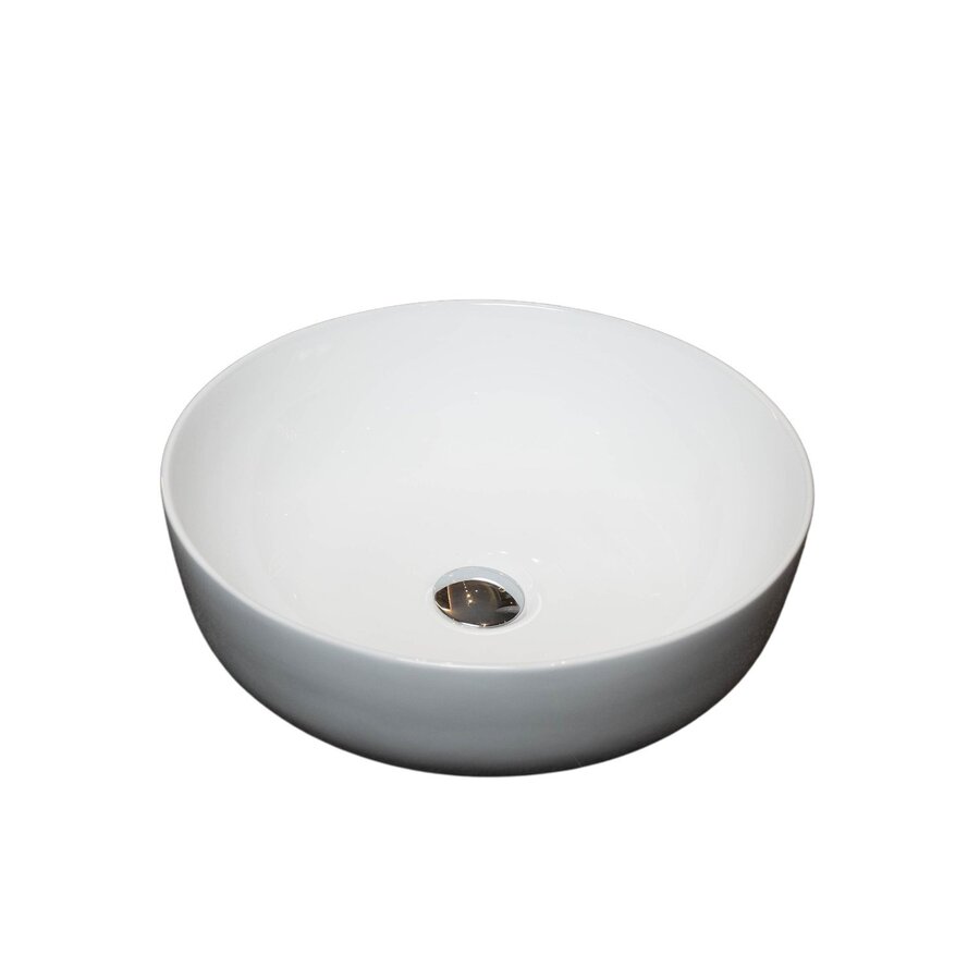 Waskom Loutro Drossia M Rond 41.5x41.5x13 cm Mat Wit