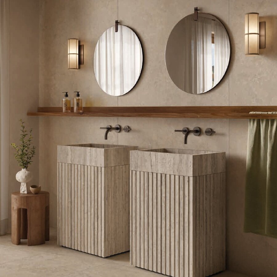 Mozaiek Kronos Nativa Mini Baguette 3D 30x120 cm Tibur Beige (Prijs per Doos)