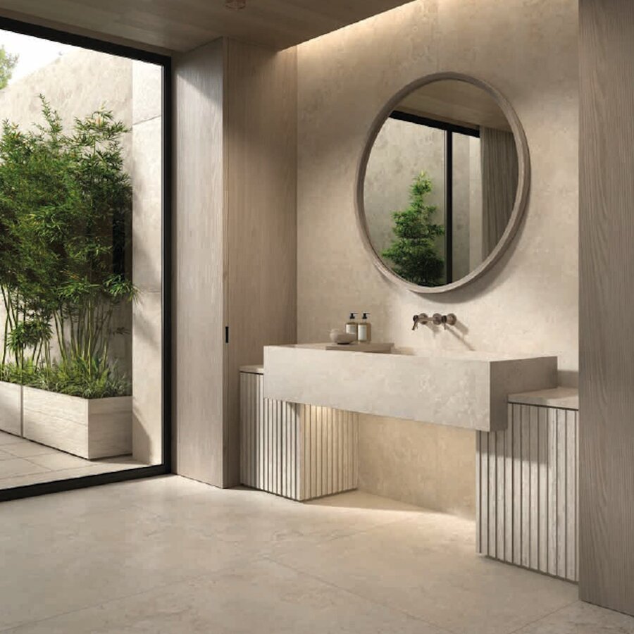 Mozaiek Kronos Nativa Mini Baguette 3D 30x120 cm Aurum Creme (Prijs per Doos)