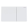 Drukplaat Geberit Sigma 70 Frontbediening 2-toets RVS Mat Wit