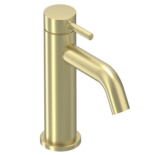 Wastafelkraan IVY Bond Model S Coldstart Geborsteld Mat Goud PVD 