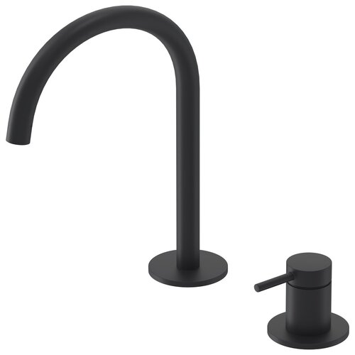 Wastafelkraan IVY Bond Coldstart 2-gats Mat Zwart PED 