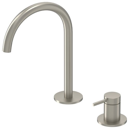 Wastafelkraan IVY Bond Coldstart 2-gats Geborsteld Nickel PVD 