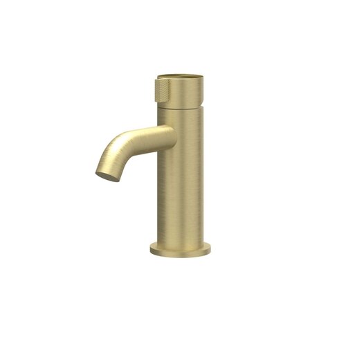 Wastafelkraan IVY Tribe Model S Coldstart RVS316 Geborsteld Mat Goud PVD 