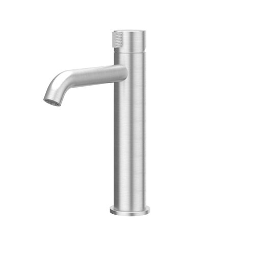 Wastafelkraan IVY Tribe Model M Coldstart Geborsteld RVS316 