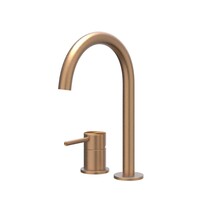 Wastafelkraan IVY Concord Coldstart 2-gats RVS316 Geborsteld Mat Koper PVD