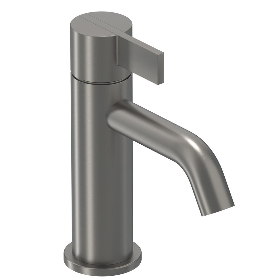 Wastafelkraan IVY Pact Model S Coldstart Geborsteld Metal Black PVD