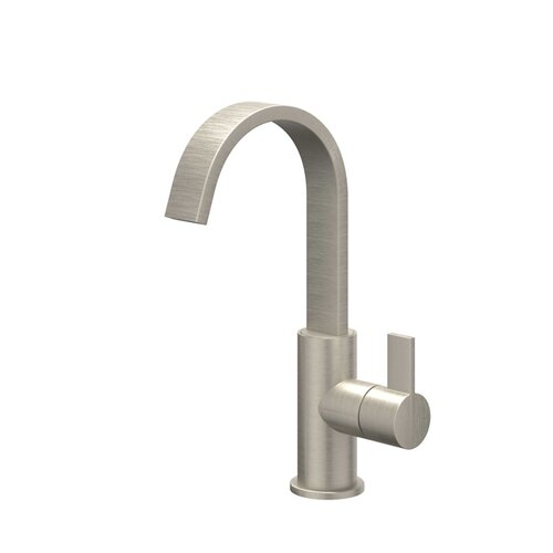 Wastafelkraan IVY Pact Coldstart Draaibare Cascade Geborsteld Nickel PVD 