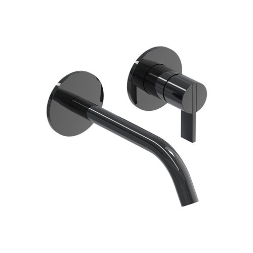 Inbouw Wastafelmengkraan IVY Pact 2-gats Coldstart Zwart Chroom PVD 