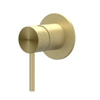 Inbouw Douchemengkraan IVY Concord Inbouw Eenhendel Inclusief Inbouwdeel RVS316 Geborsteld Mat Goud PVD