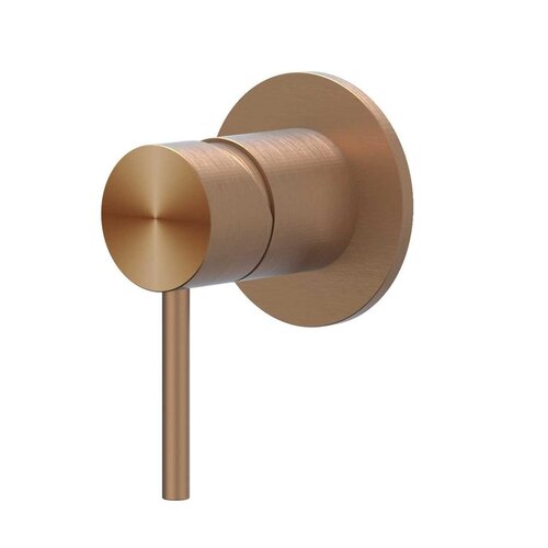 Inbouw Douchemengkraan IVY Concord Eenhendel Inclusief Inbouwdeel RVS316 Geborsteld Mat Koper PVD 