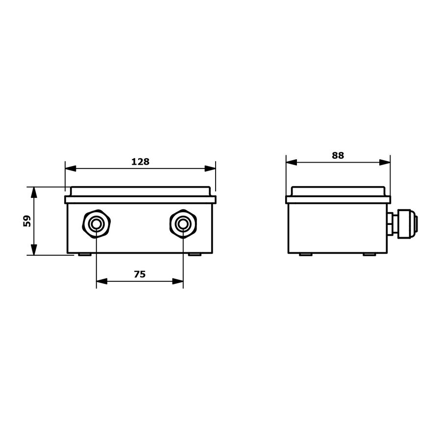 Voedingseenheid Sapho 230V /6V DC 1-10 urinoirspoelers