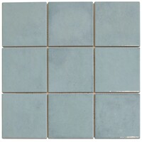 Mozaiek Tegel Kasba 29,7x29,7 cm Glans Turquoise (Prijs per M2)