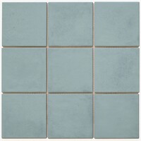 Mozaiek Tegel Kasba 29,7x29,7 cm Mat Turquoise (Prijs per M2)