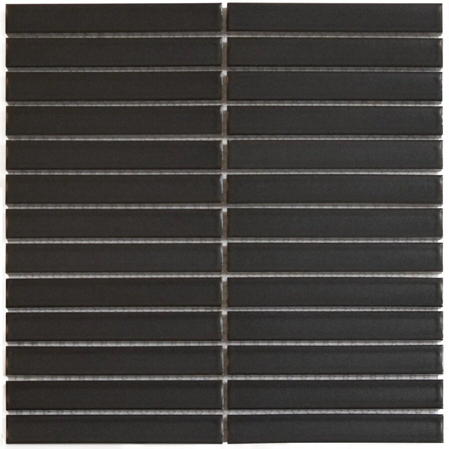 Mozaiek Tegel Sevilla 29,6x30 cm Finger Mat Carbon Gray (Prijs per 0.89 M2)