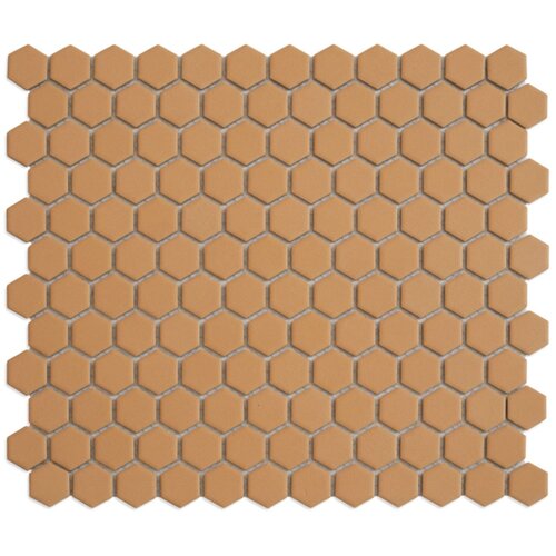 Mozaiek Tegel Hexagon 26x30 cm Mat Tuscany Gold (Prijs per 0.78 M2) 