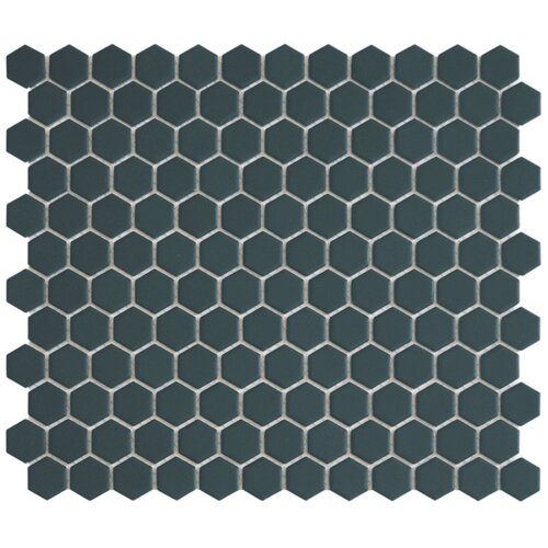 Mozaiek Tegel Hexagon 26x30 cm Camo Navy Blue (Prijs per 0.78 M2) 