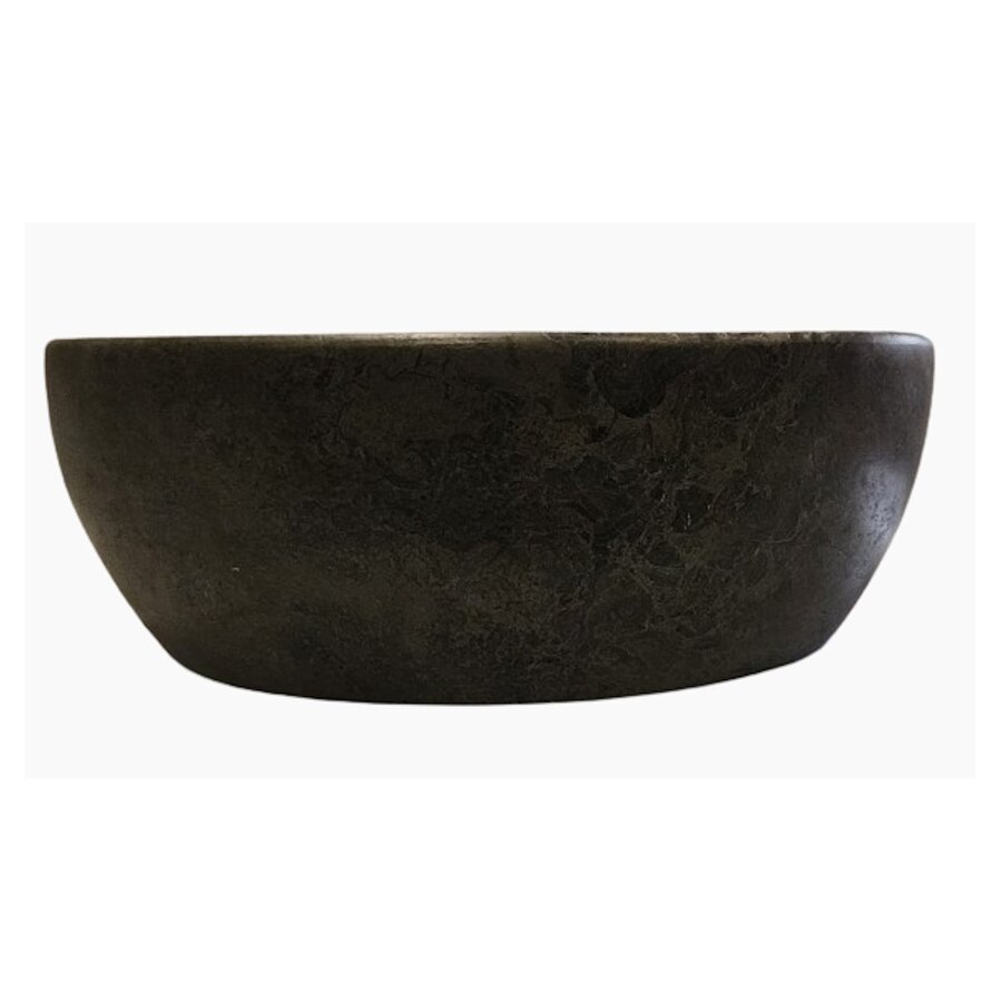 Waskom Sanilux Emperador Marmer Rond Mokka Bruin