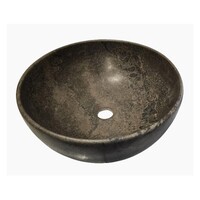 Waskom Sanilux Emperador Marmer Rond Mokka Bruin