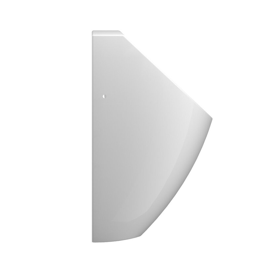 Urinoir Ipee U1 Edge Keramiek Instelbaar Spoelvolume Achterinlaat 6V 58x37x35 cm Wit