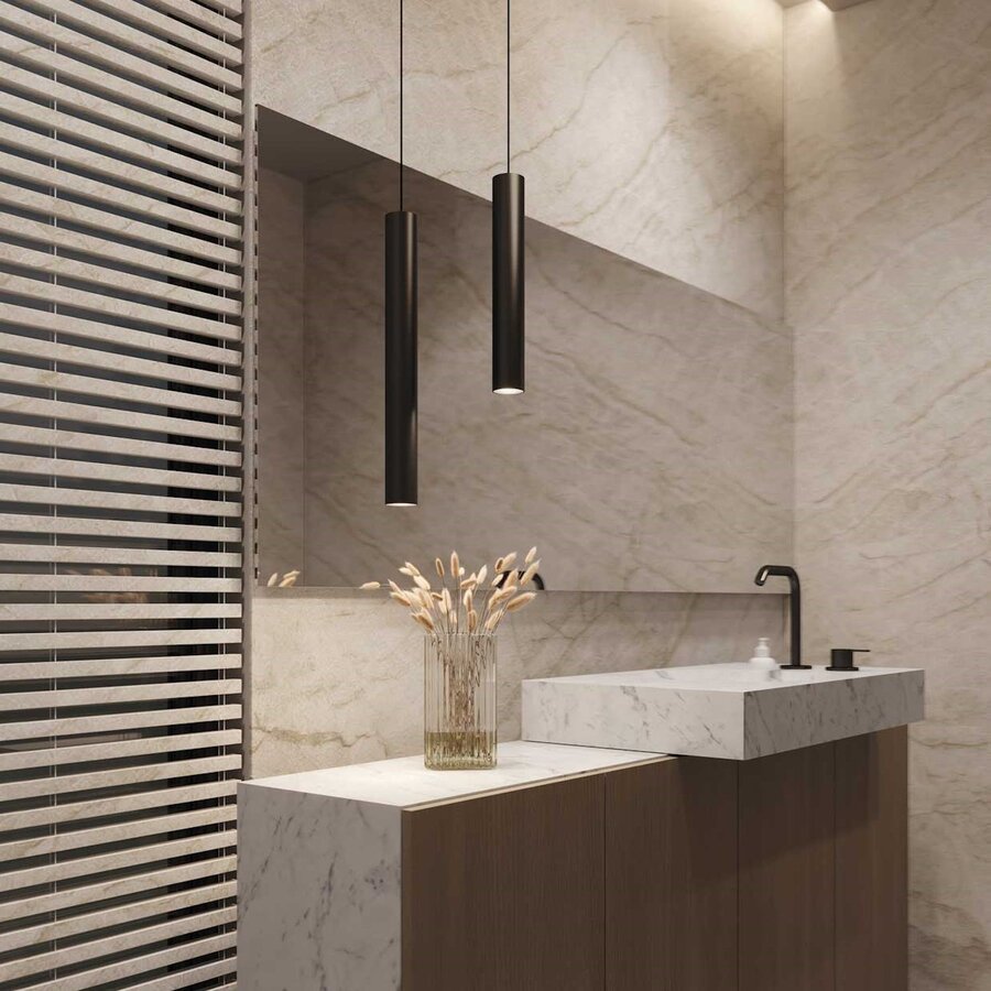 Hanglamp Martens & Meijer Vaduz 40 x 5.5 Cm Mat Zwart