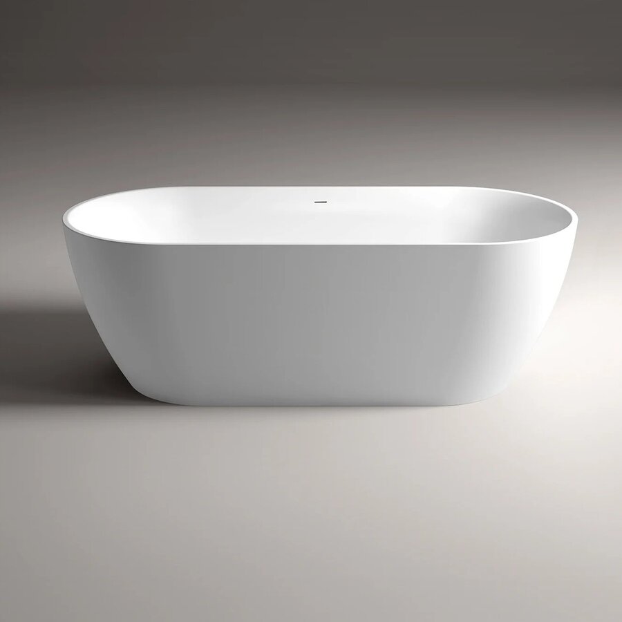 Vrijstaand Bad Sanilux Moon 180 cm Glans Wit