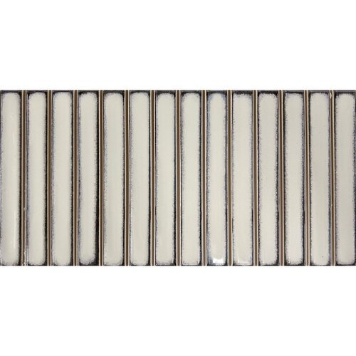 Mozaïek Stardos Bars 12.5x25 cm Glossy White (Prijs per M2) 