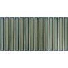 Mozaïek Stardos Bars 12.5x25 cm Glossy Green (Prijs per M2)