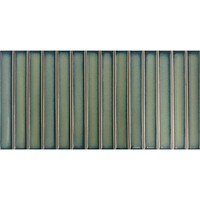 Mozaïek Stardos Bars 12.5x25 cm Glossy Green (Prijs per M2)