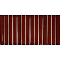 Mozaïek Stardos Bars 12.5x25 cm Glossy Red (Prijs per M2)
